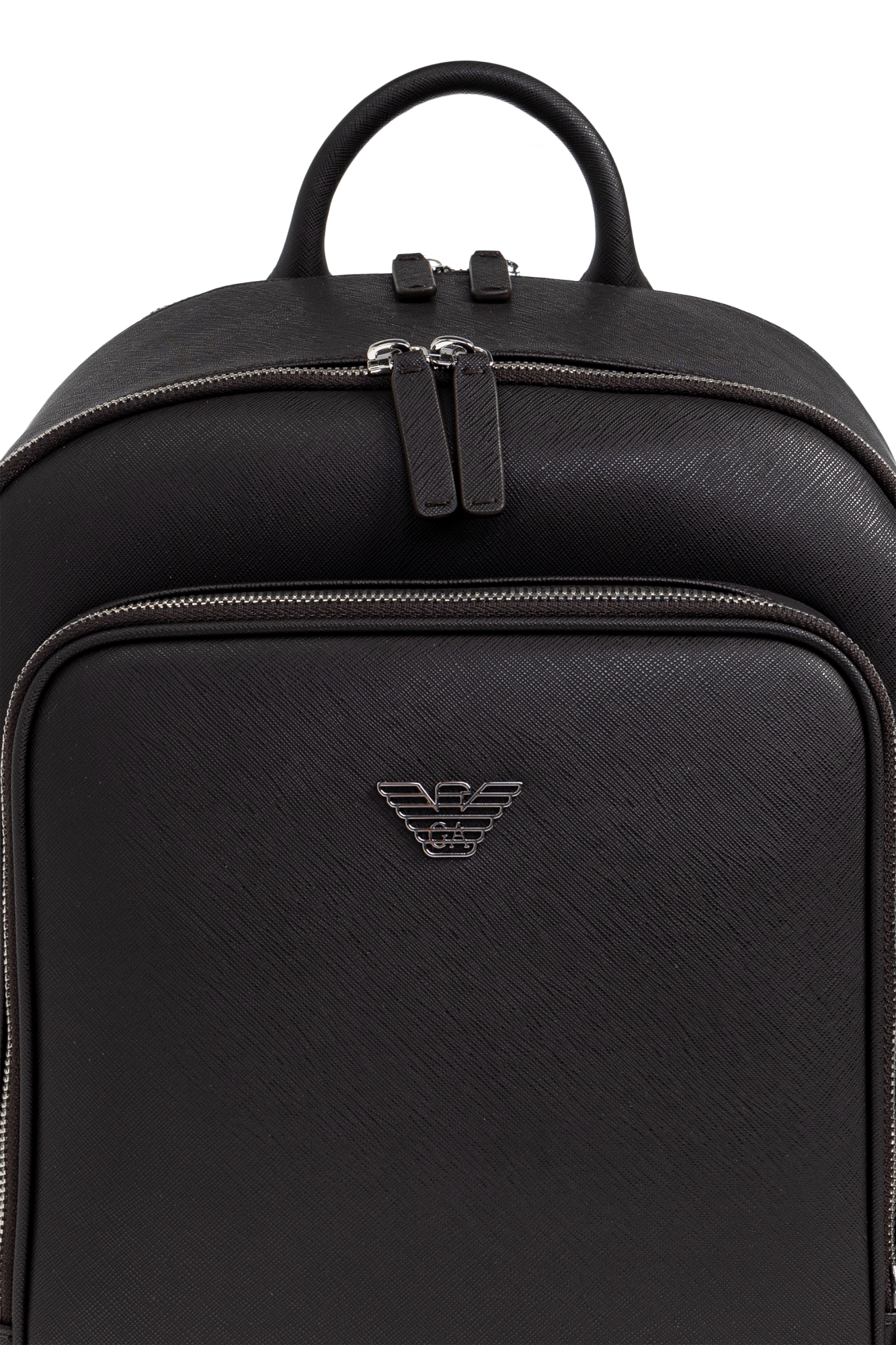 Emporio Armani Backpack with an application in the shape of a logo